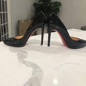 Christian Louboutin Black Prato Heels size 38